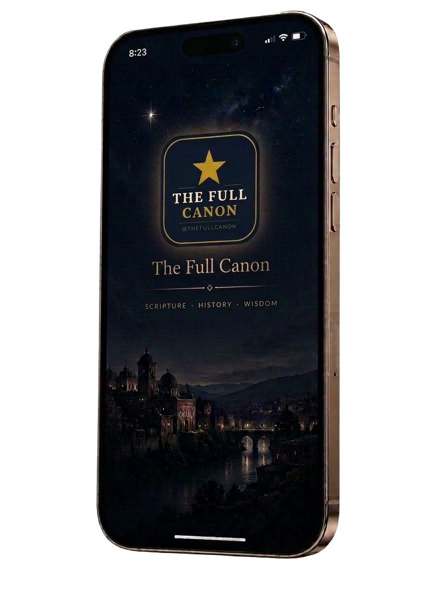 The Full Canon displayed on an iPhone